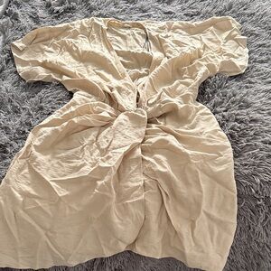 H&M Cream Mini Dress